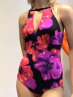 Glamorous One Piece swimsuit with Cut Out Neck