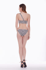 Load image into Gallery viewer, Zebra Single Strap Bikini
