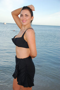 Black Frill Skirt Bikini