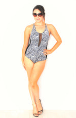 Load image into Gallery viewer, Mesh Panel One Piece Swimsuit
