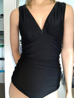 Load image into Gallery viewer, Flattering Zip Front One Piece Swimsuit
